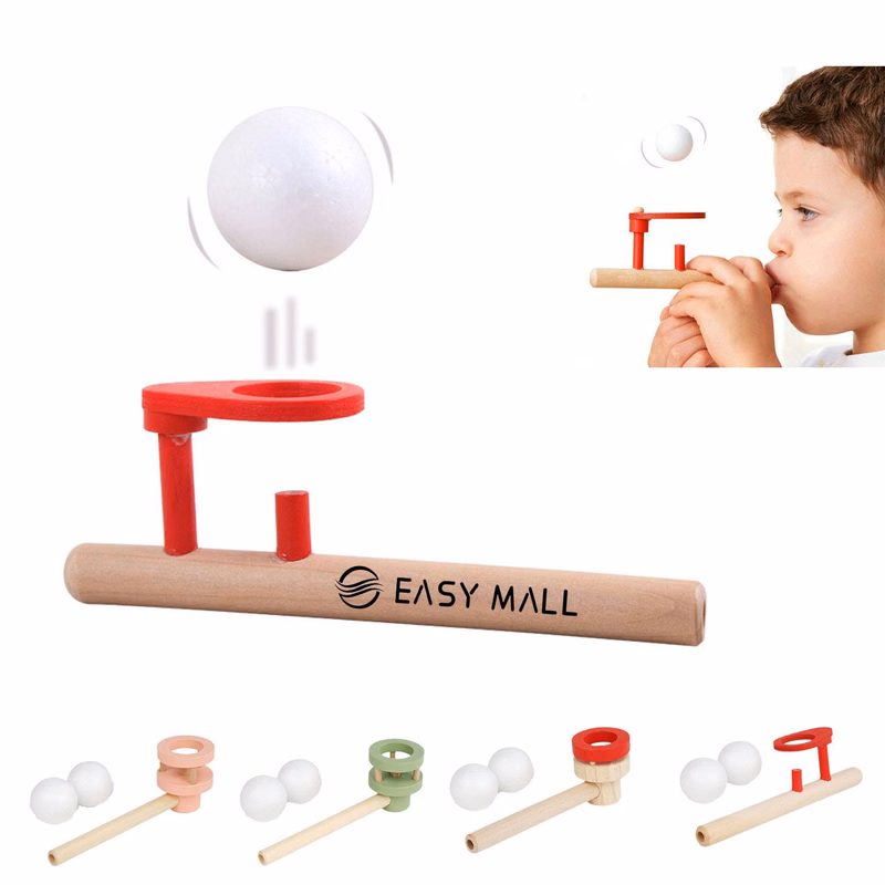 Floating Blow Pipe Balls Game Toy