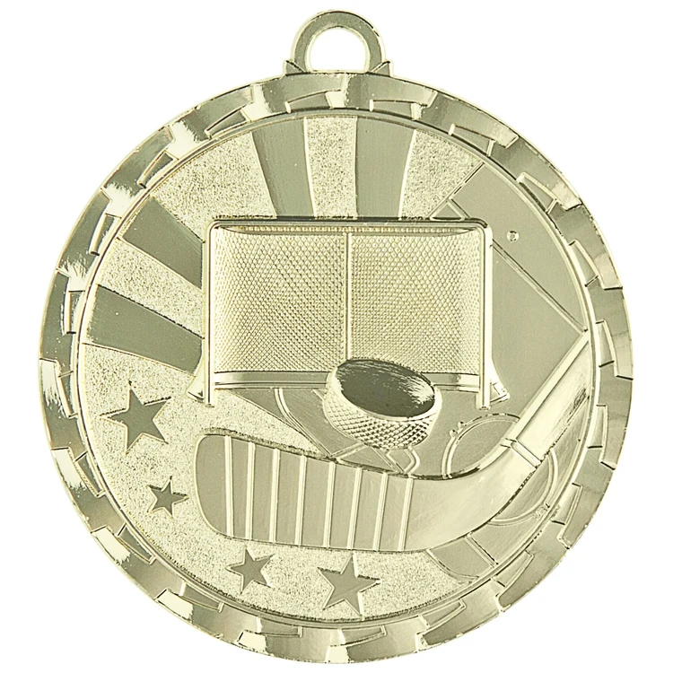 Hockey Bright Medal, 2" 1