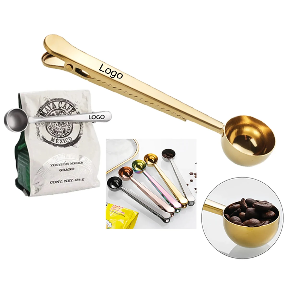 Multifunction Coffee Scoop and Food Bag Clip 1