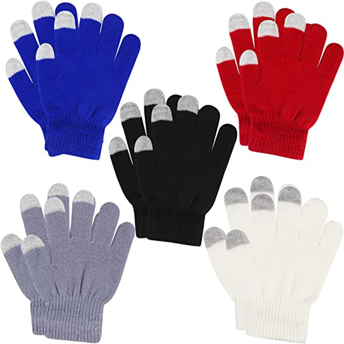 Children Knitted Touch Glove 1