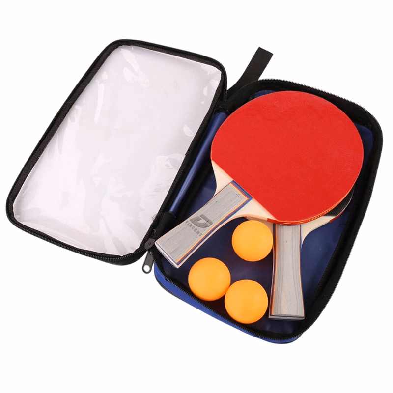 Table Tennis Racket Set w/ Bag