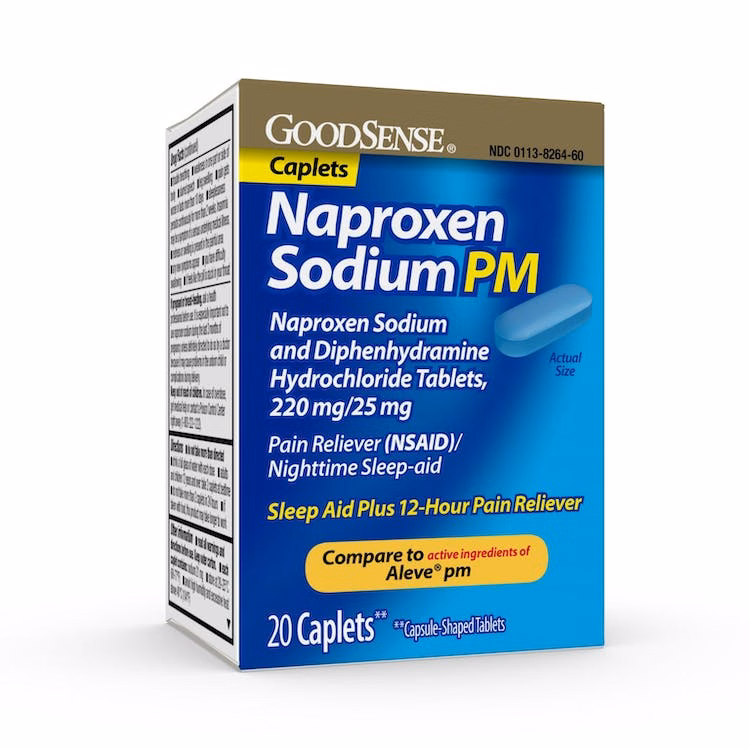 Naproxen Sodium PM - 20 Caplets