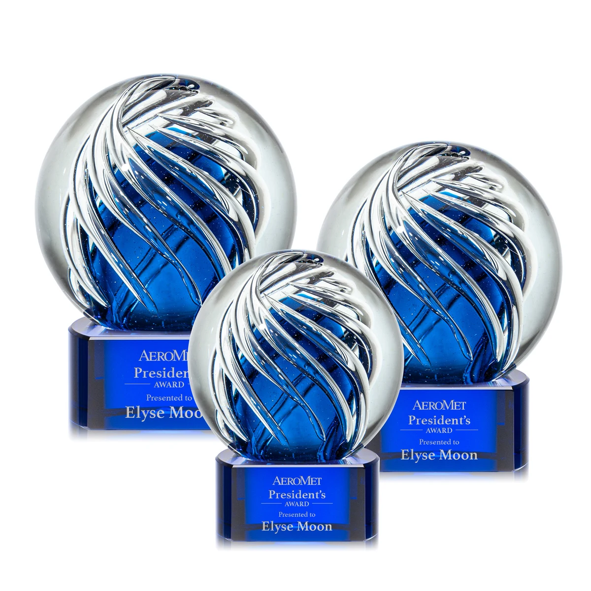 Genista Award on Paragon Base - Blue 1