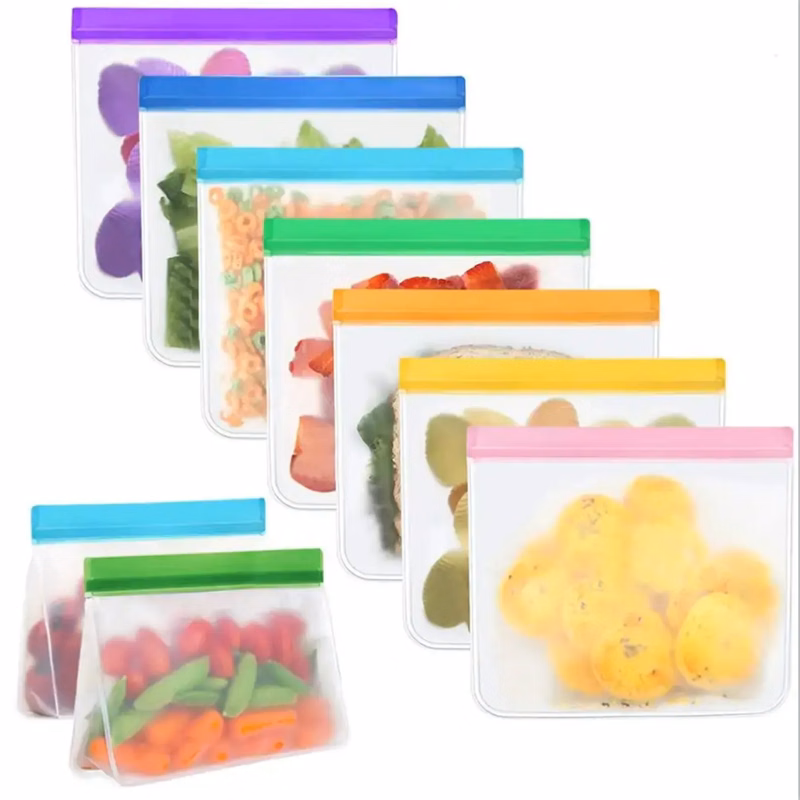 Frosted PEVA Food Preservation Storage Bag