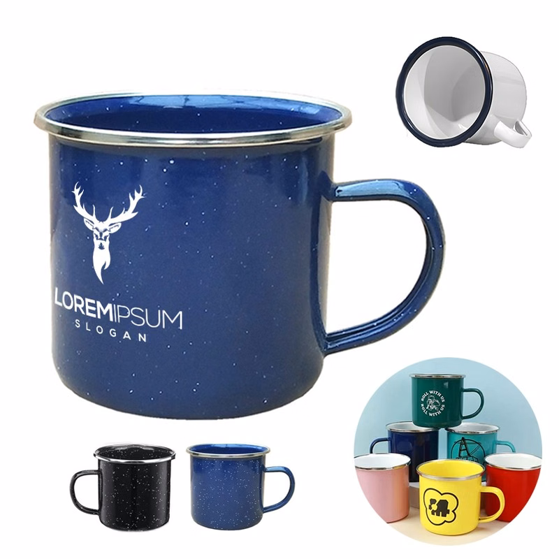 Printed Enamel Camping Mug
