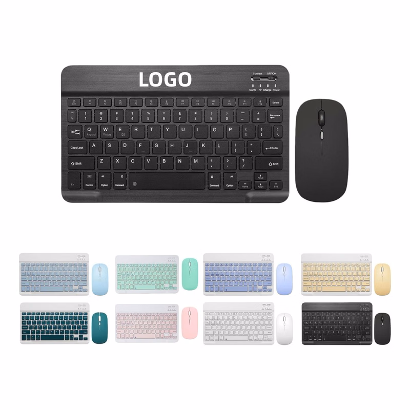 Wireless Rechargeable Silent Keyboard Mouse Combo