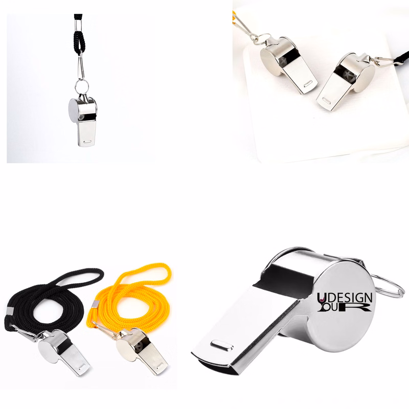 MOQ50 Promotional Metal Sport Whistle Customized Logo