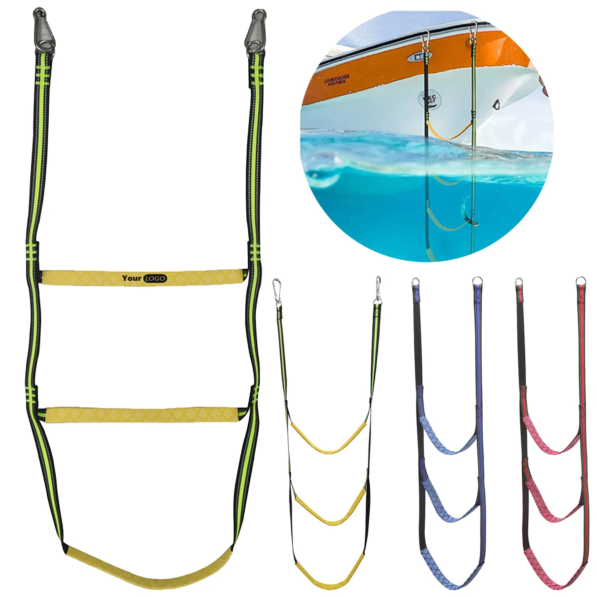 Nylon Folding Yacht Ladder 1