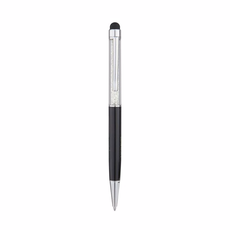 Princess Ballpoint Twist Stylus Pen (Black)