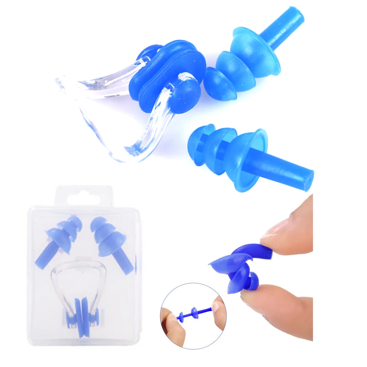 Swimming Nose Clip Earplug 1
