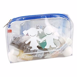 Clear 19 Gauge Vinyl All Purpose Bag W/Gusset (8"x5"x2")