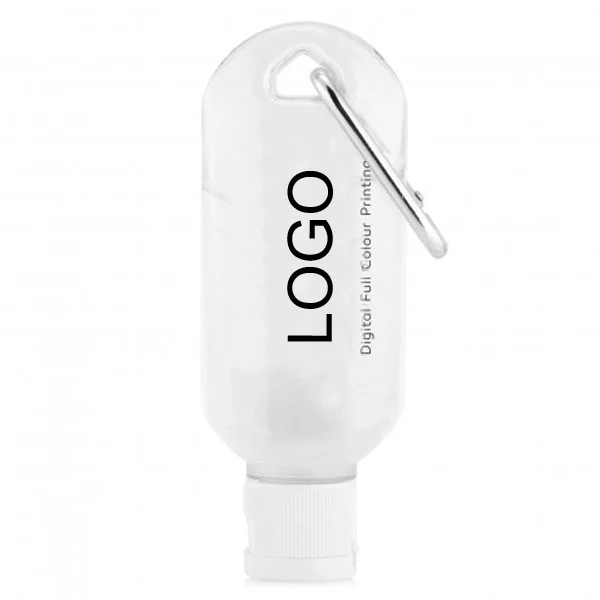 1.8 Oz. Hand Sanitizer Gel with Carabiner 1