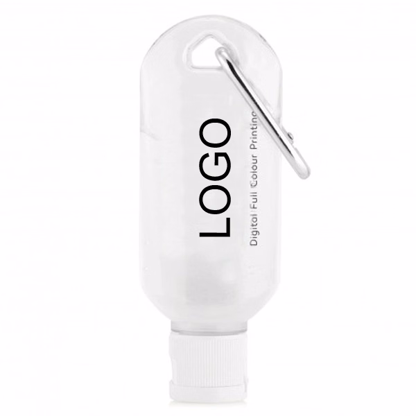 1.8 Oz. Hand Sanitizer Gel with Carabiner