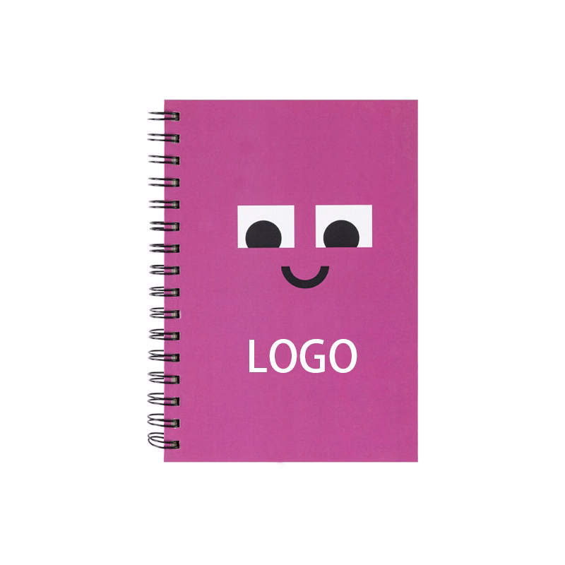 Happy Face A5 Hard Cover Spiral Notebook