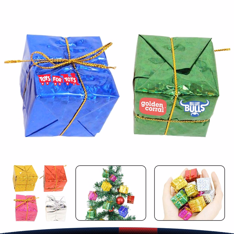 Christmas Square Gift Ornament