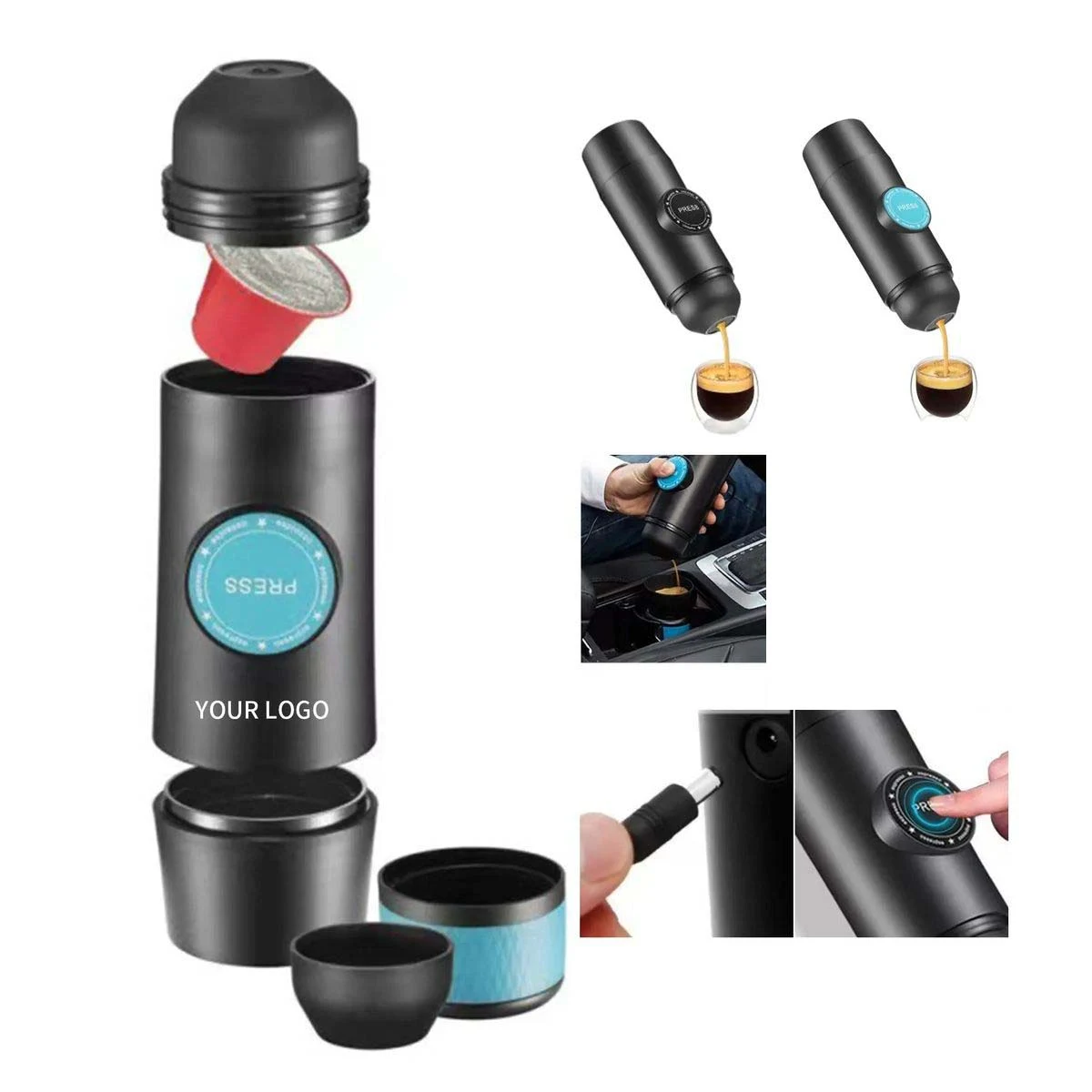 Rechargeable Espresso Maker with 18BAR Pump 1