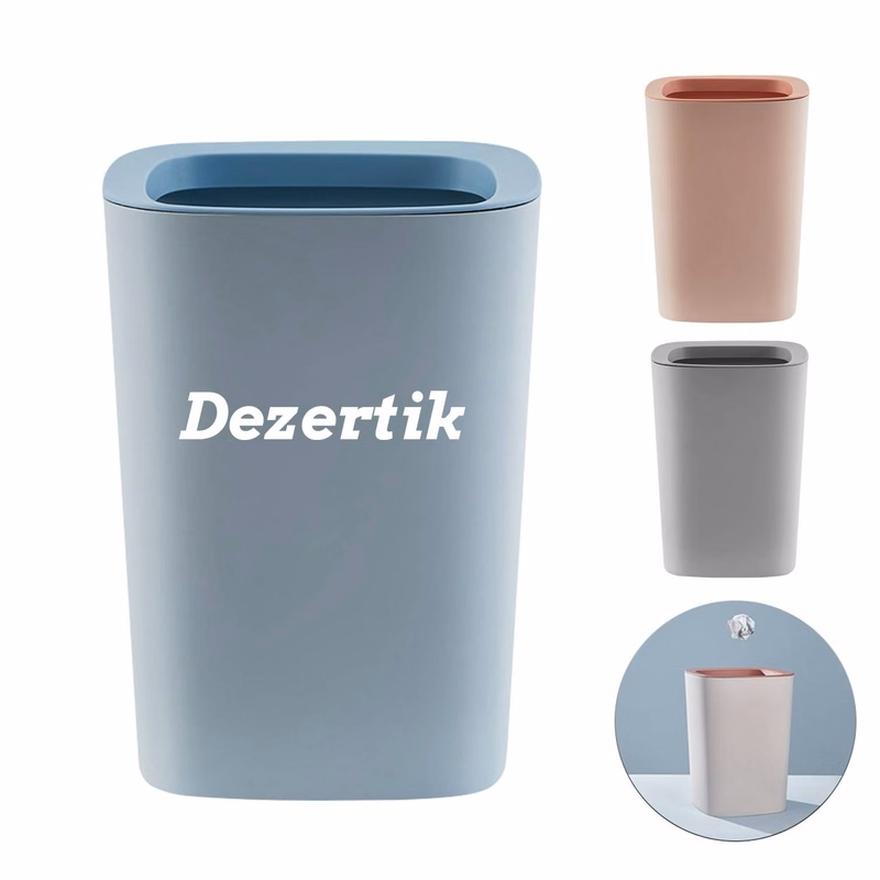 Home kitchen bathroom office thickened creative trash can