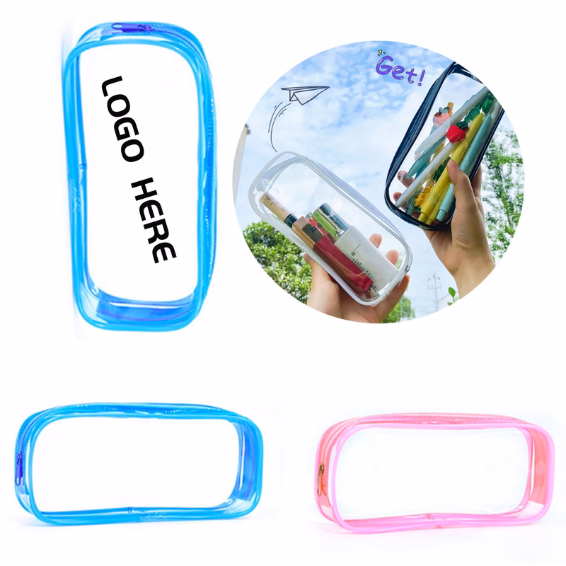 Clear PVC Zipper Pencil Pouch