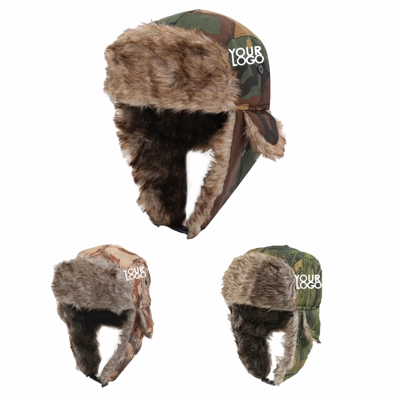 Windproof Fur Hat with Mask