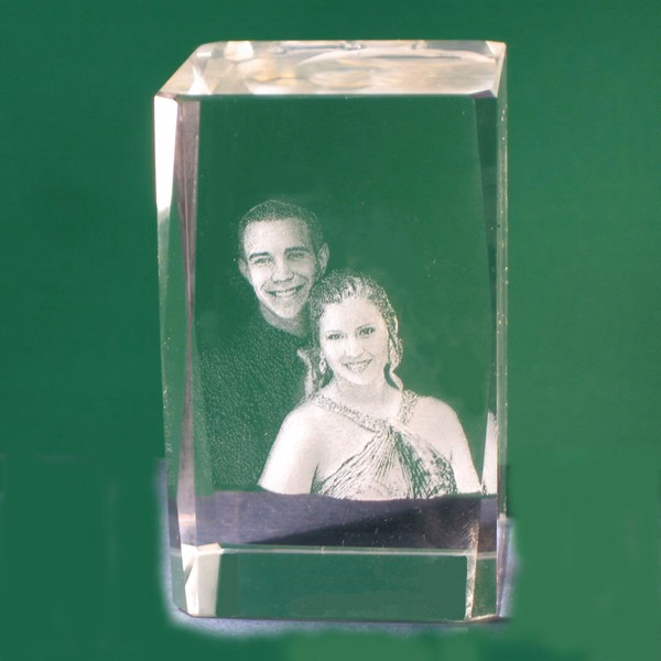 3D Internal Laser Engraving for Portrait