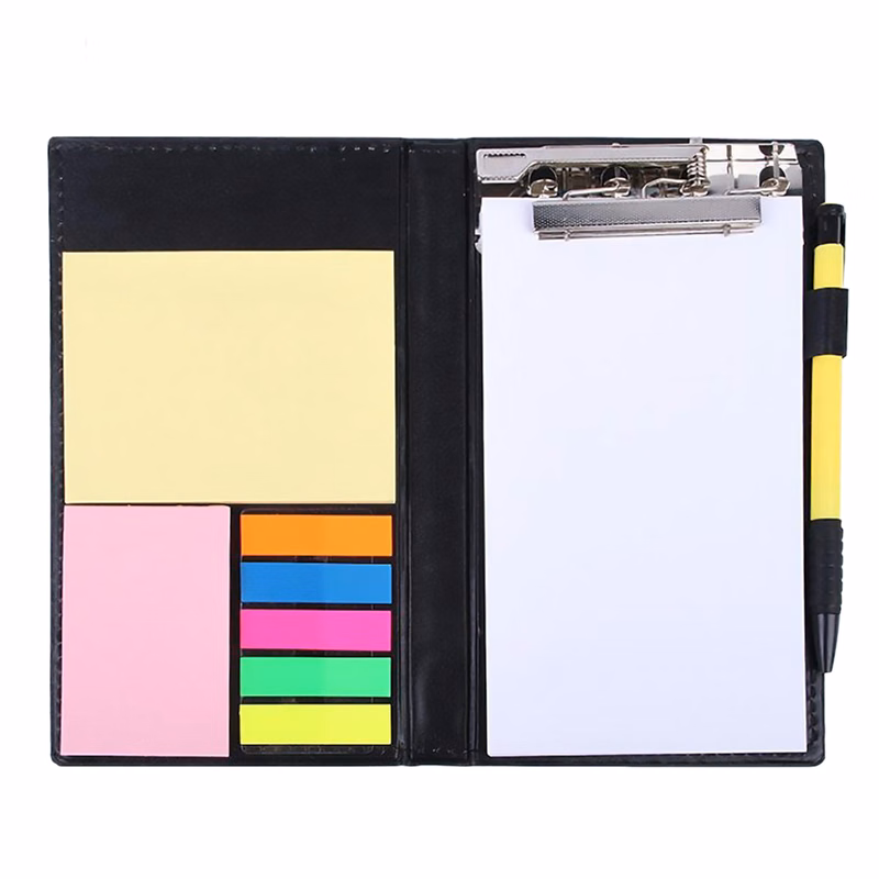 Memo Pad Holder w/Pen and Sticky Notes
