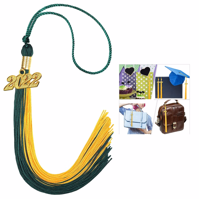 Handmade Imitation Silk Tassels with Hanging Loop