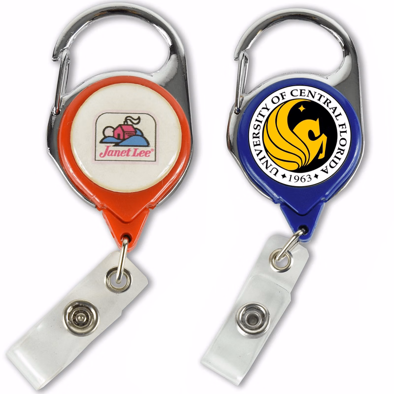 No-Twist Retractable Carabiner Badge Reel