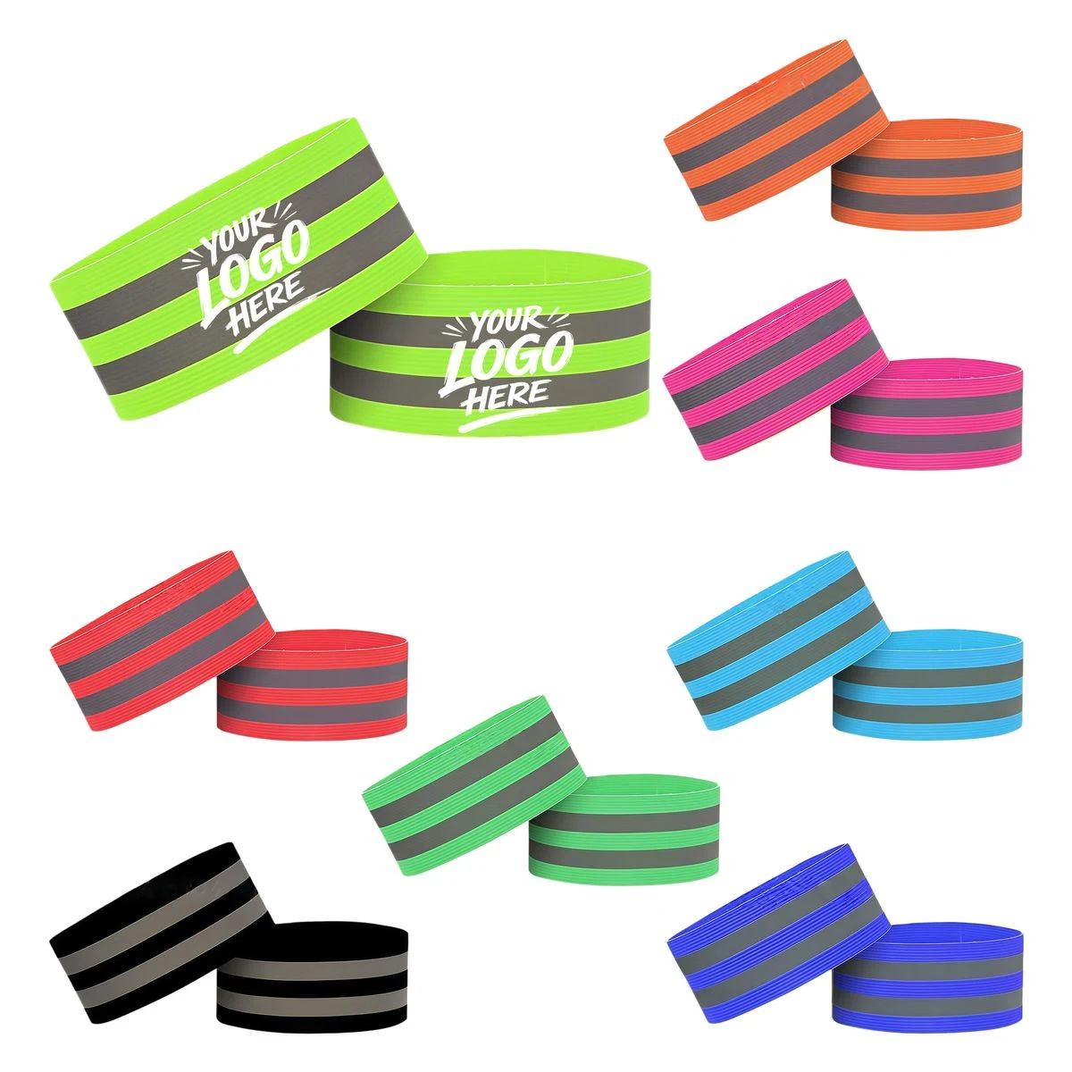 High Visibility Reflective Band Stretch Night Safety Wear 1