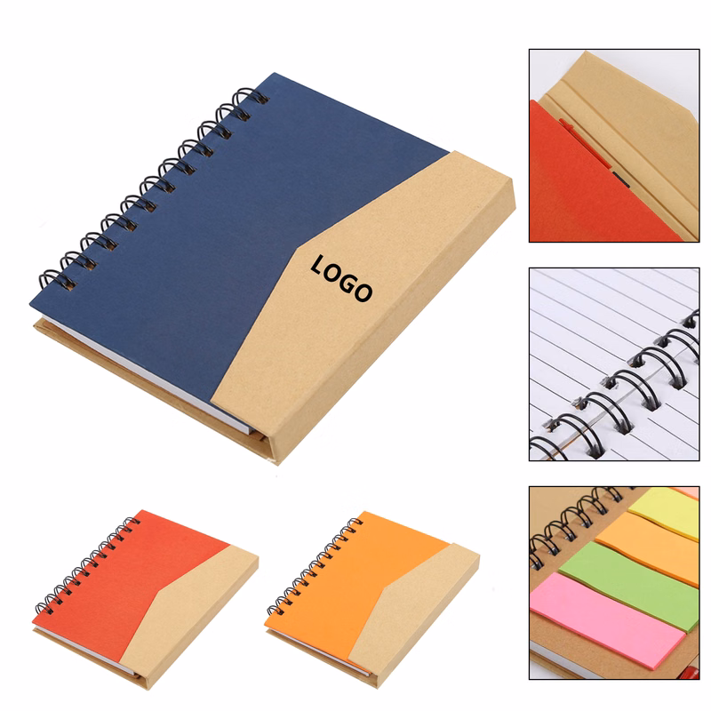 Notebook W/Sticky Notes and Flags & Pen