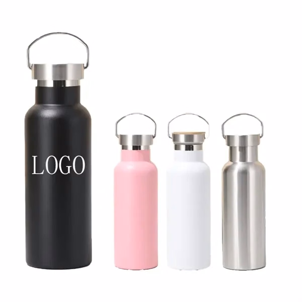 Custom 17 oz Stainless Steel Vacuum Insulated Water Bottle — Sports Promo Gift