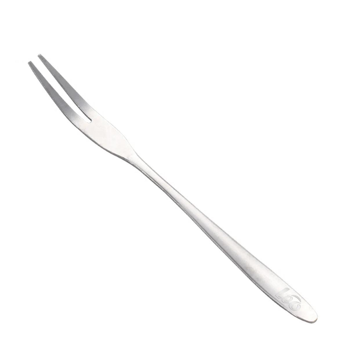 Stainless steel long handled kimchi fork 1