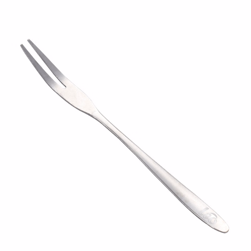 Stainless steel long handled kimchi fork