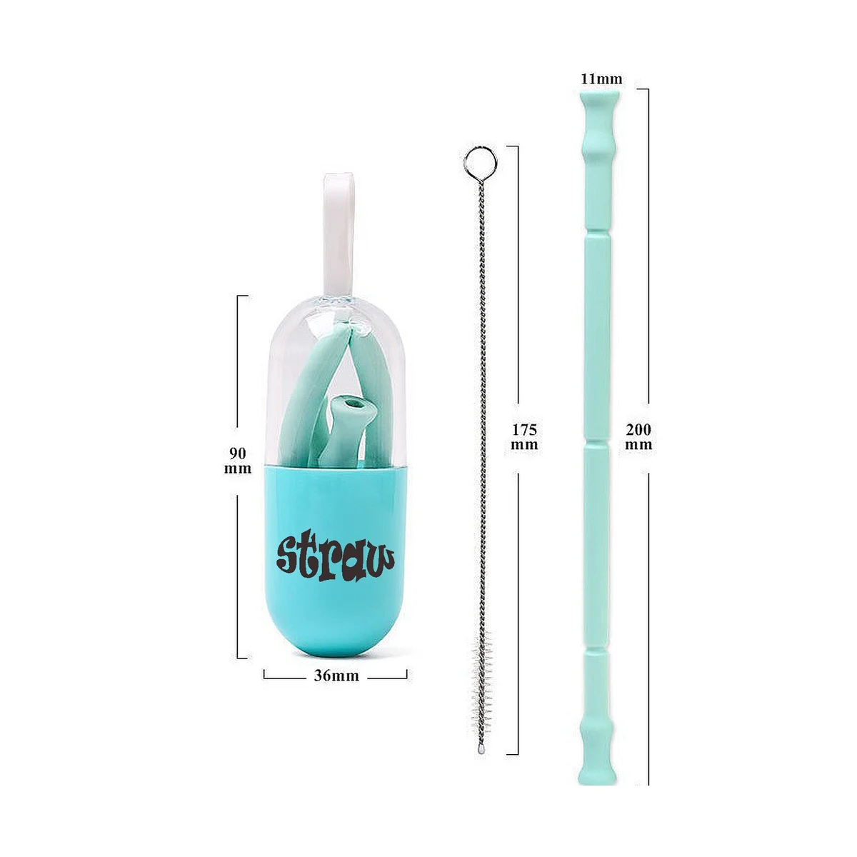 Eco-Friendly Silicone Reusable Straw 1
