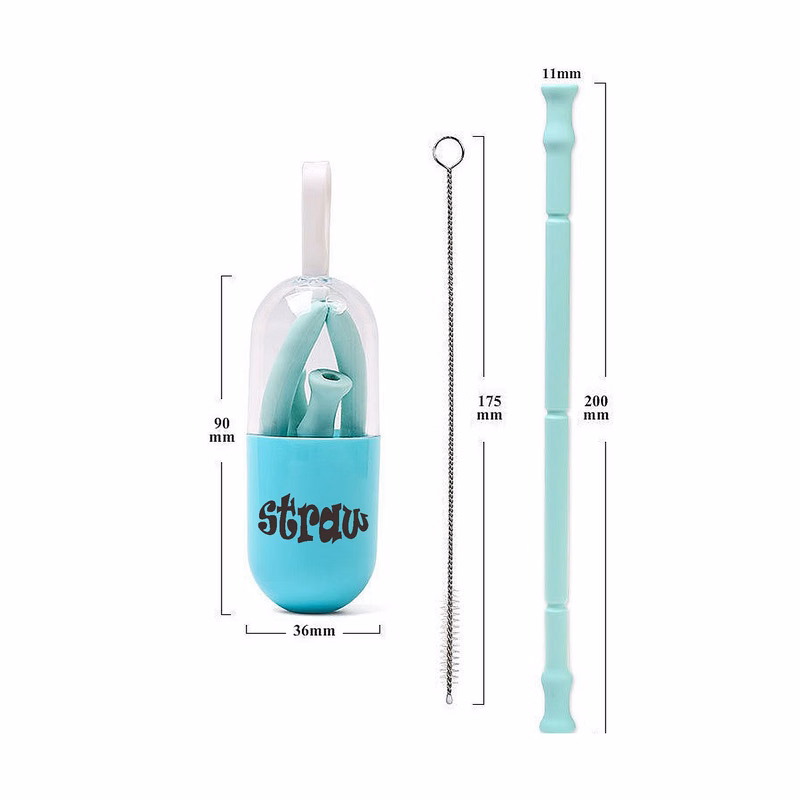Eco-Friendly Silicone Reusable Straw