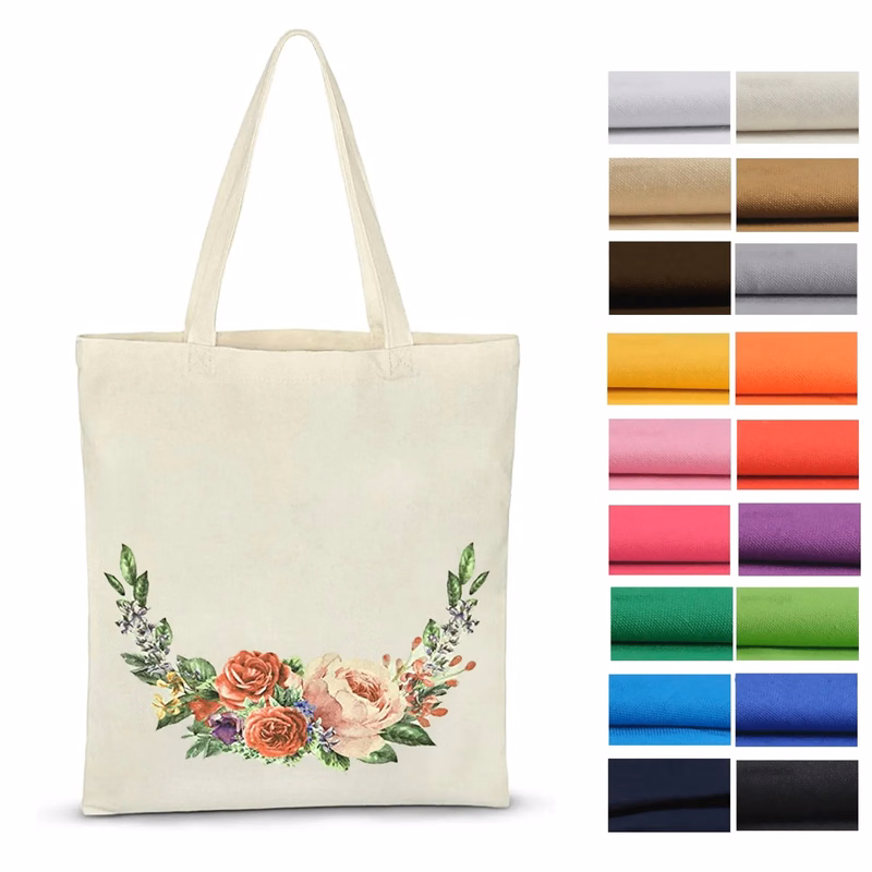 8oz Cotton Canvas Tote Full Color Sublimation