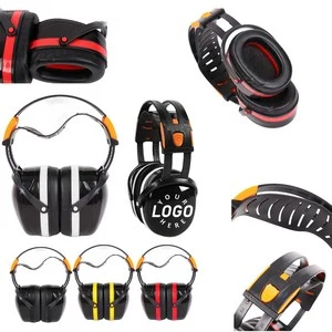 Foldable Ear Muffs for Noise Reduction With Adjustable Headband 1