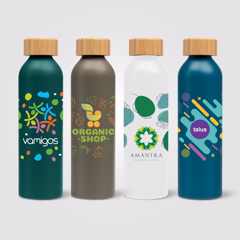 Eden - 22 oz. Aluminum Water Bottle with Bamboo Lid