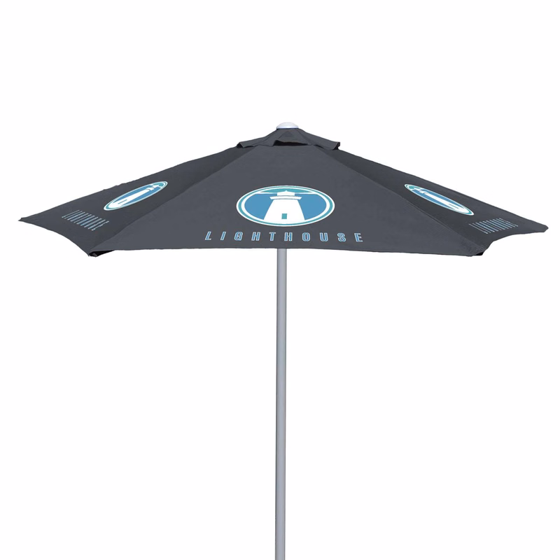 7' E-Z Glide Market Umbrella Kit (6 Imprints)
