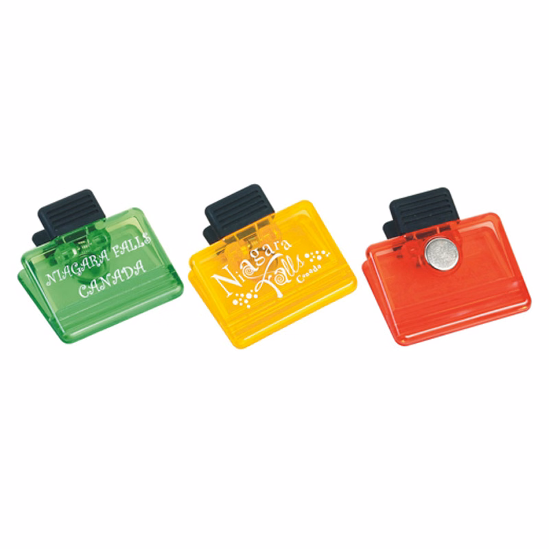 Clear Magnetic Binder Clip for Office Home Fridge Organizing