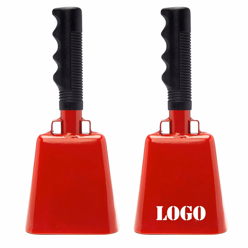 Full Color Imprint Steel Cowbell with Handle