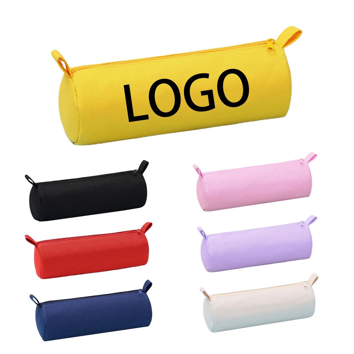 Spacious Cylindrical Oxford Pen Case 1
