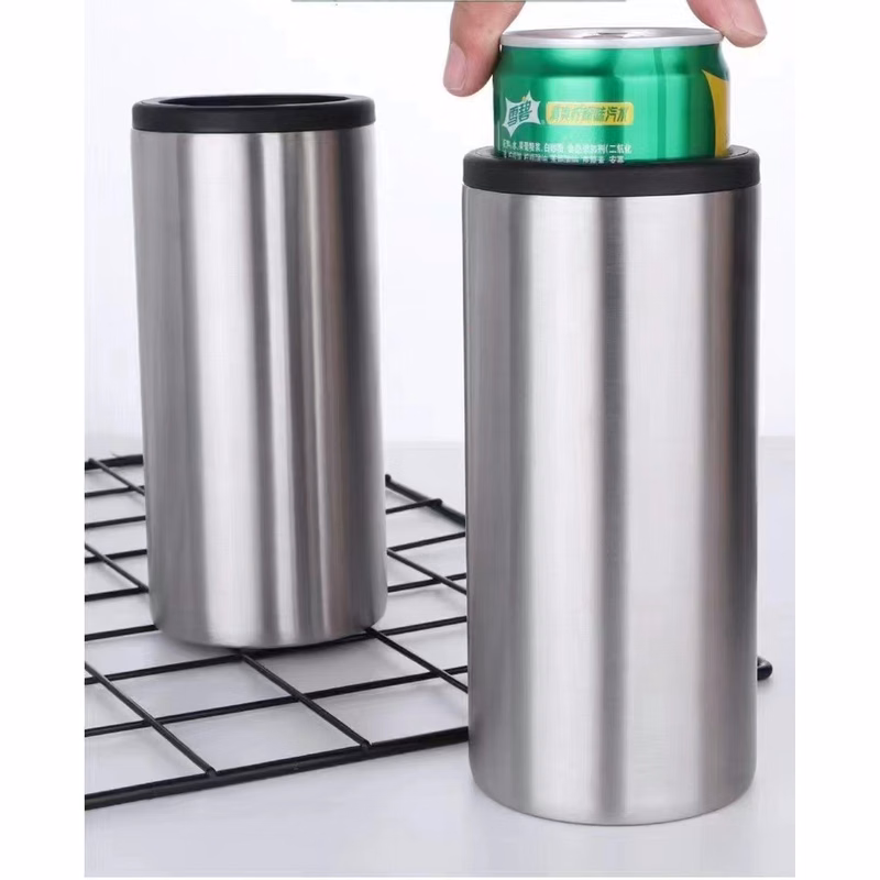 Slim Stainless Steel Insulated Can Holder