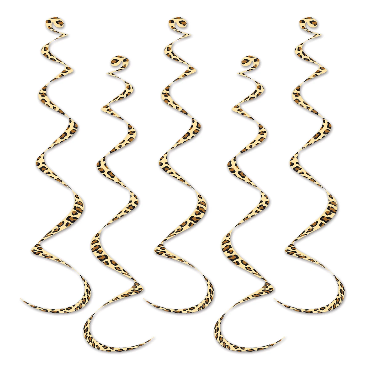 Printed Leopard Print Whirls 1