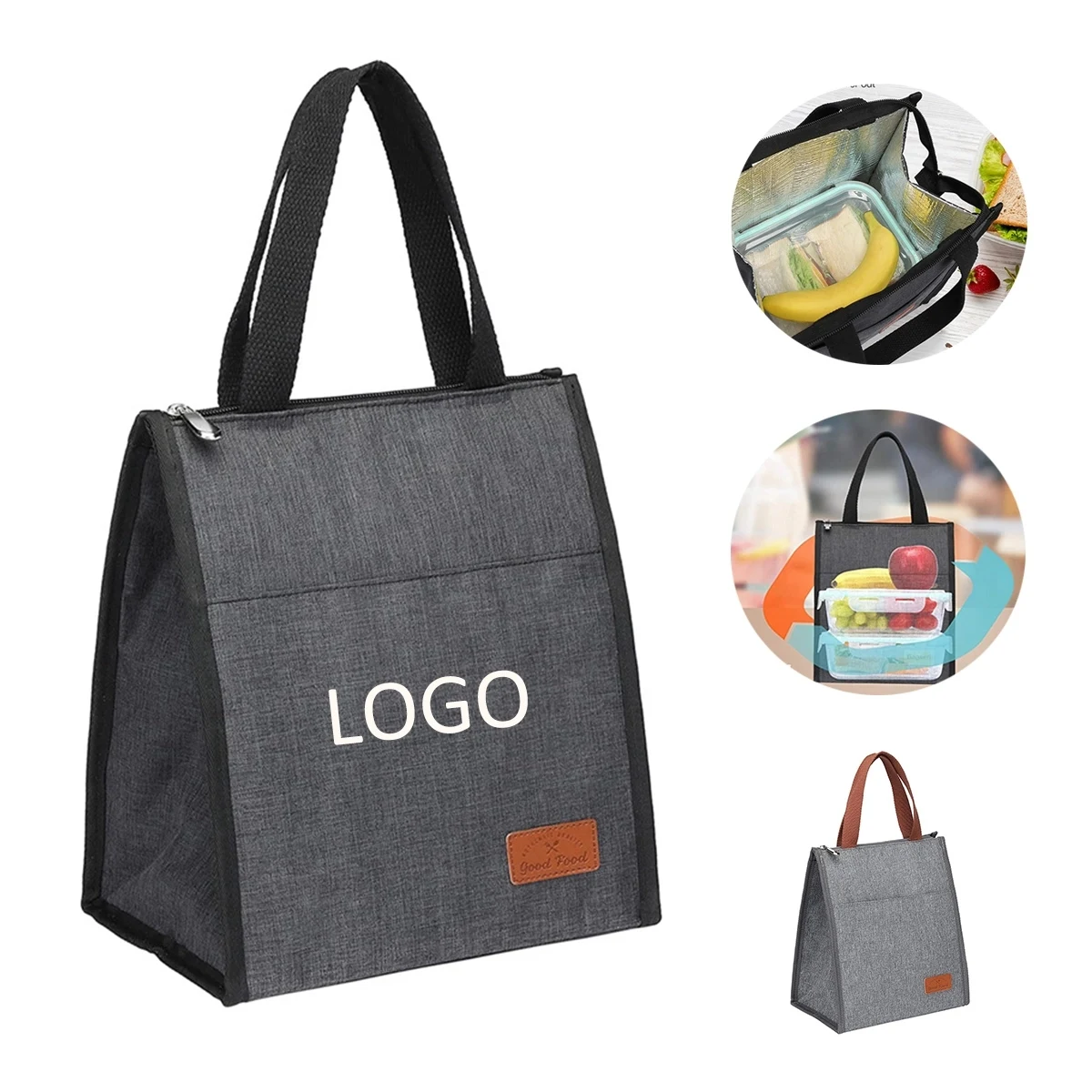 Portable Tote Insulated Lunch Bag 1