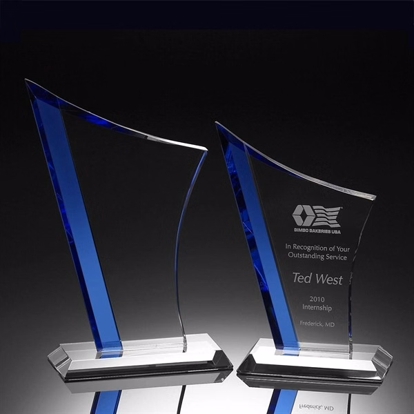 Dazzling peak crystal award