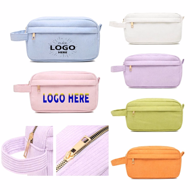 Portable Zippered Lipstick Key Pouch