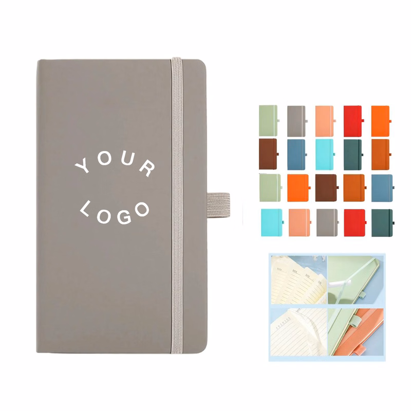 Compact A6 Notebook with Elastic Band Closure