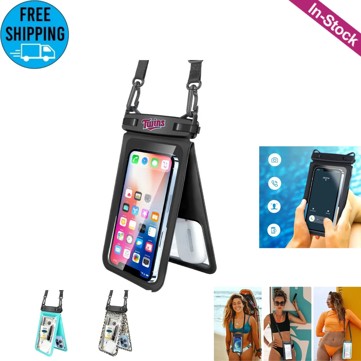 Double Space Waterproof Phone Pouch 1