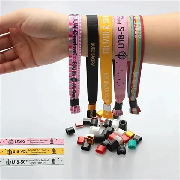5/8" Polyester Dye Sublimation Wristband with Closure 1
