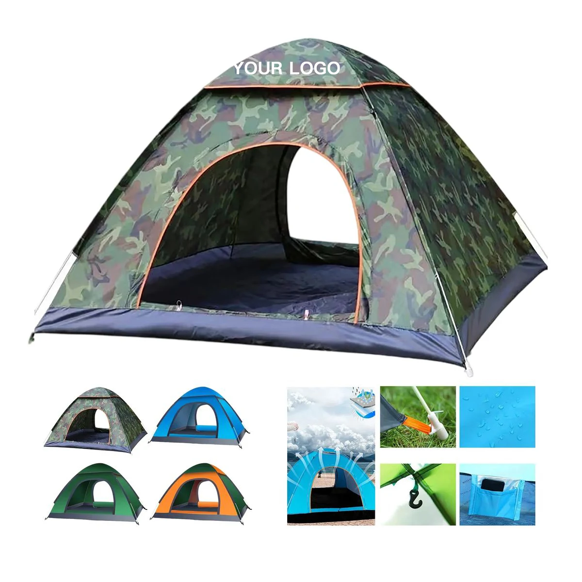 Lightweight Polyester Hiking Tent 1